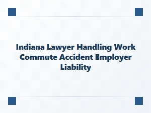 Indiana Lawyer for Work Commute Accident Employer Liability